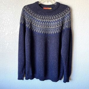 Kuna Fair Isle Baby Alpaca crew neck large sweater